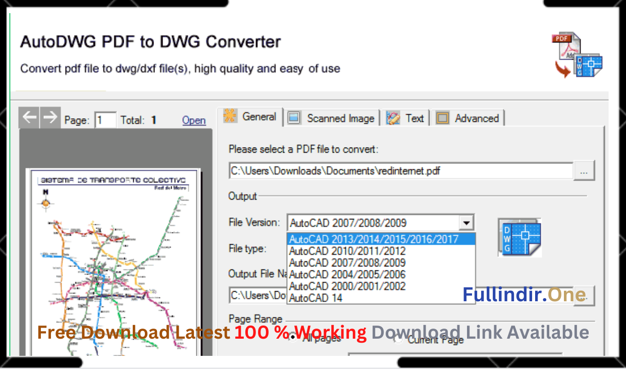 Any PDF to DWG Converter Crack keygen 2022
