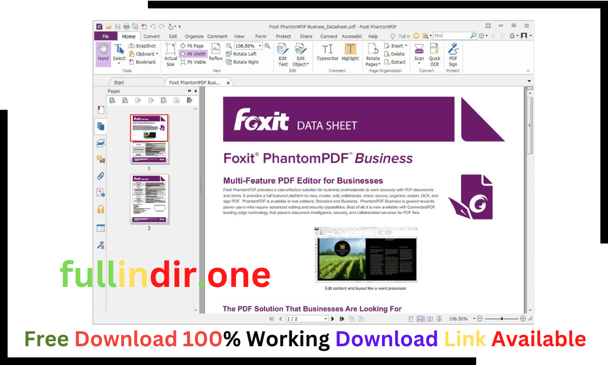 Foxit PDF Editor Pro crack download
