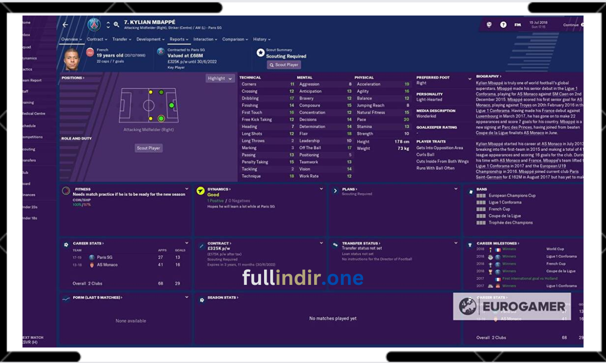  Free Download Football Manager 2019 