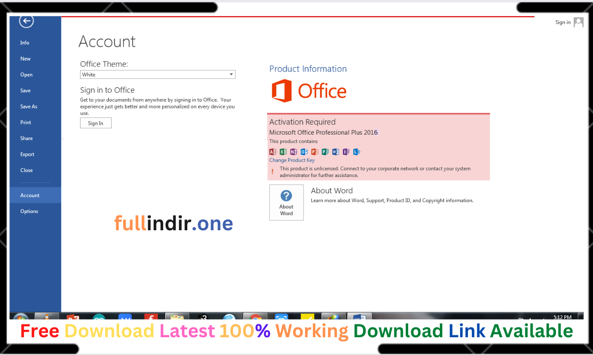 Microsoft Office 2016